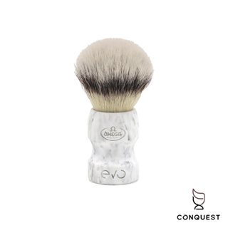 【 CONQUEST 】義大利 Omega EVO 2.0 E1858 shaving brush 高端刮鬍刷仿大理石紋