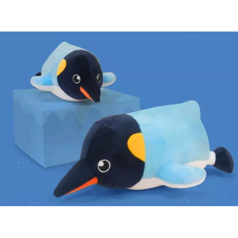 ✨全新【企鵝趴姿款】企鵝娃娃抱枕 滑冰企鵝 娃娃 國王企鵝 可愛企鵝 玩偶 趴趴企鵝 企鵝寶寶 布偶