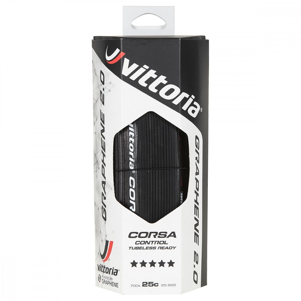 【精選特賣】Vittoria Corsa Control 25-622fold blk/para blk G2.0送內胎