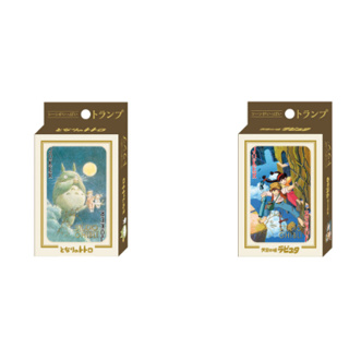 現貨-日本正版-✪宮崎駿 吉卜力 壓克力盒撲克牌✪
