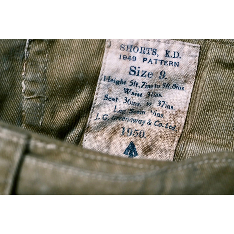 Rare British Gurkha Shorts - 1949s 英軍公發短褲