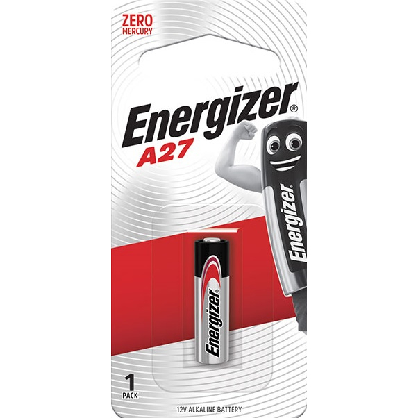 【原廠公司貨】Energizer 勁量 高伏特鹼性電池 A27 12V 遙控器電池 1入/卡