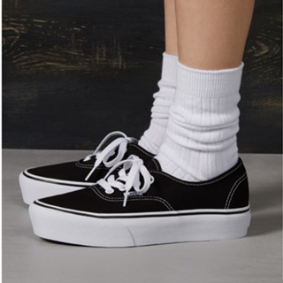 [unclev1966] Vans Authentic Platform 黑白 基本款 厚底 增高 小隻女必備 滑板鞋