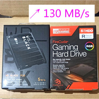 130MB/s↗2.5吋 5Tb PS4 WD Black P10 Seagate FireCuda Gaming