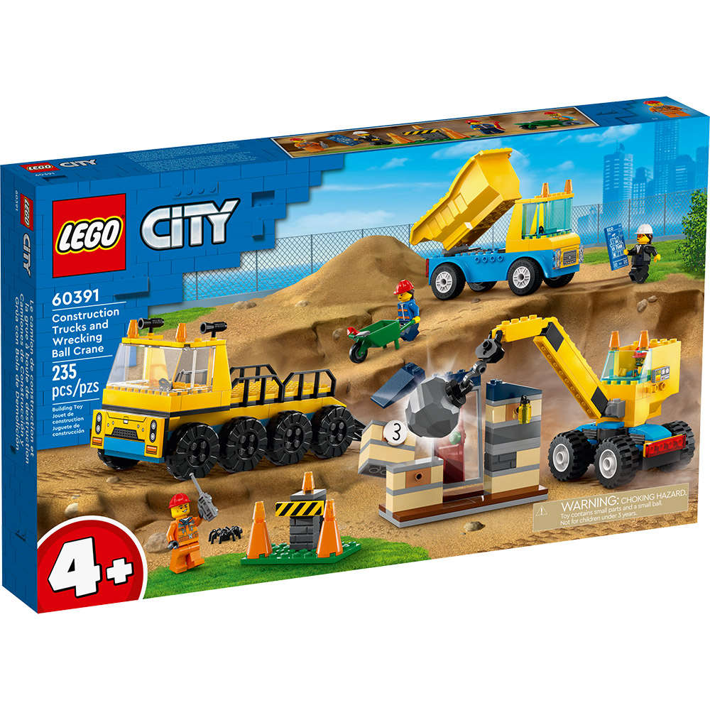 LEGO樂高 LT60391 City系列 工程卡車和拆除起重機