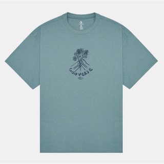 【R-MAN】CONVERSE FLOWER FRIENDS TEE TIDEPOOL GREY 短袖上衣 台灣公司貨