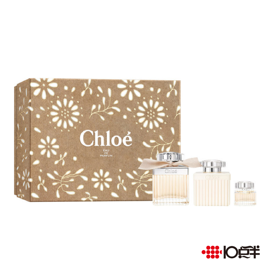 Chloe 同名 女性淡香精 75ml  禮盒 (三件組) 〔10點半香水美妝〕