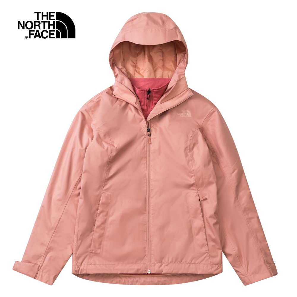 The North Face 女 防水透氣三合一外套 粉色 NF0A7WAI5G2