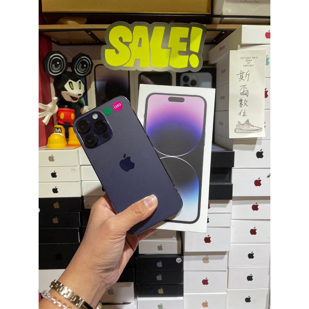 【原廠保內】Apple iPhone 14 Pro Max 128G 紫 6.7 吋 現貨 有實體店 可面交 L1743