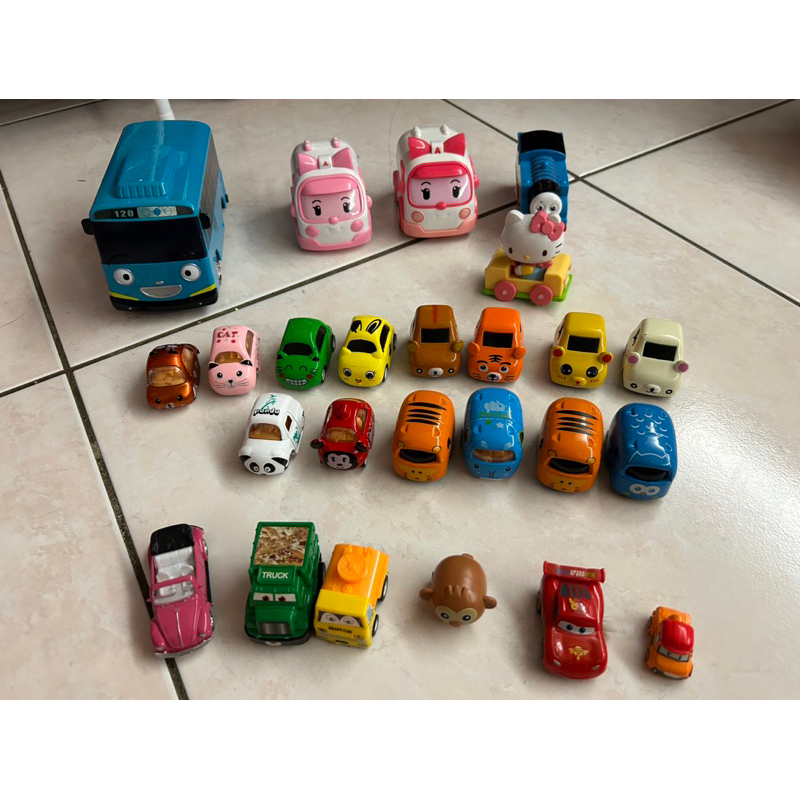 安寶變形車/TAYO玩具車/湯瑪士小火車/動物小車/其他小車-二手