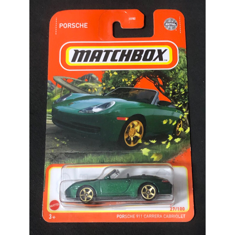 火柴盒 matchbox 小汽車 保時捷 Porsche 911 carrera cabriolet 青蛙 敞篷