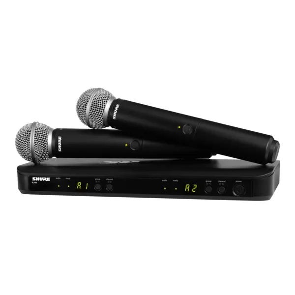 Shure BLX288/SM58 舒爾 麥克風 無線麥克風 數位無線系統 雙 手握麥克風