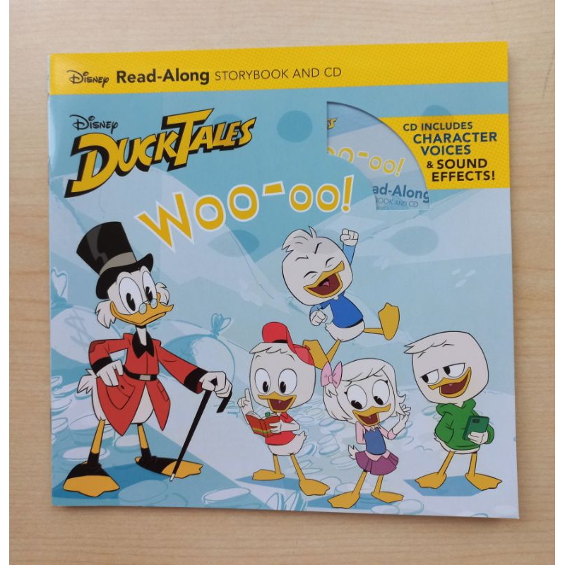 Disney Ducktales woo-oo!read-along storybook and CD唐老鴨有聲書