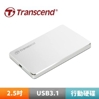 Transcend 創見 StoreJet 25C3S 極致輕薄 2.5吋Type C行動硬碟