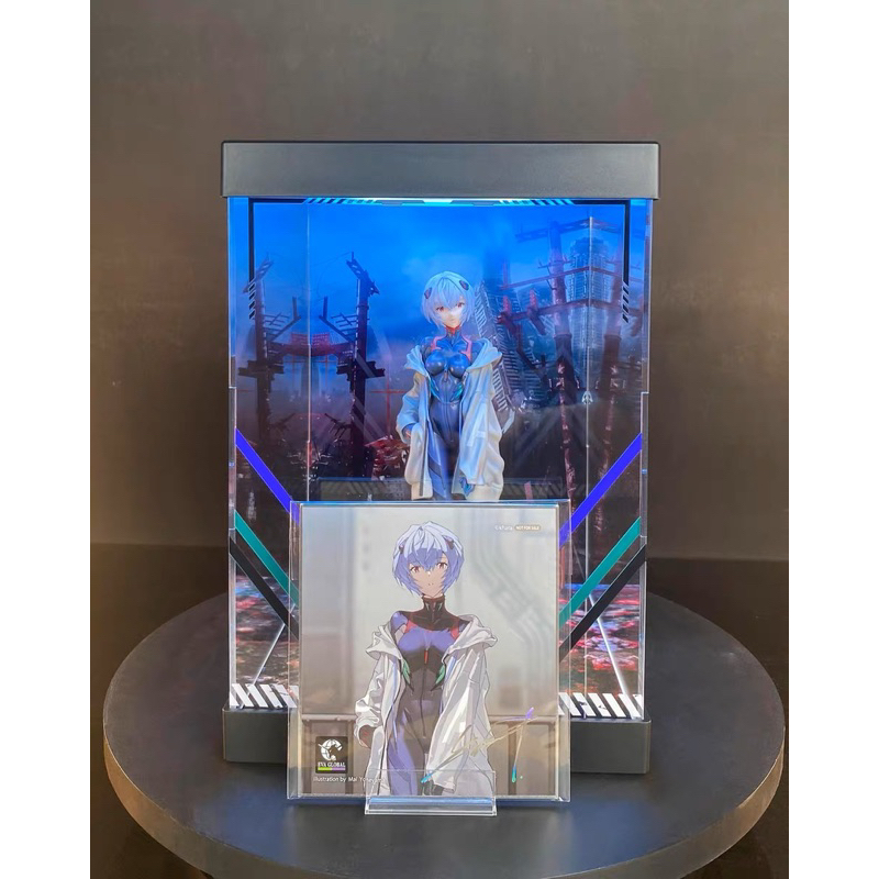 《Yao 挖寶趣》ALTER  GLOBAL EVA 新世紀福音戰士劇場版 綾波零 PVC公仔 專用展示盒