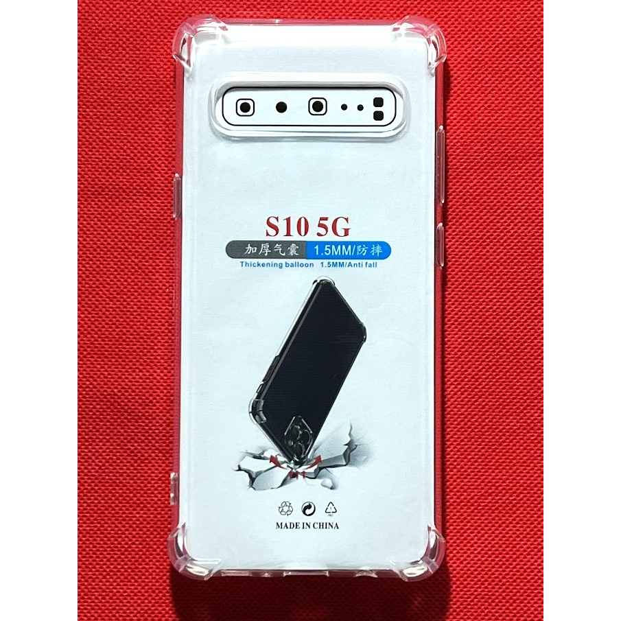 【手機寶貝】三星 SAMSUNG Galaxy S10 5G 四角防摔殼 透明 氣囊防摔殼 三星S10 5G 保護套