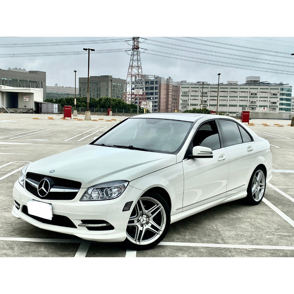 2010 Benz C300 AMG 2.0 白 #強力過件99%、#可全額貸、#超額貸、#車換車結清