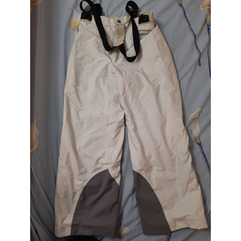 二手灰白色mont-bell兒童雪褲 (140cm)