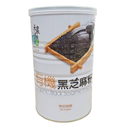 禾農 有機黑芝麻粉(無糖) 450g/罐(另有即期品效期至2024.08.20)