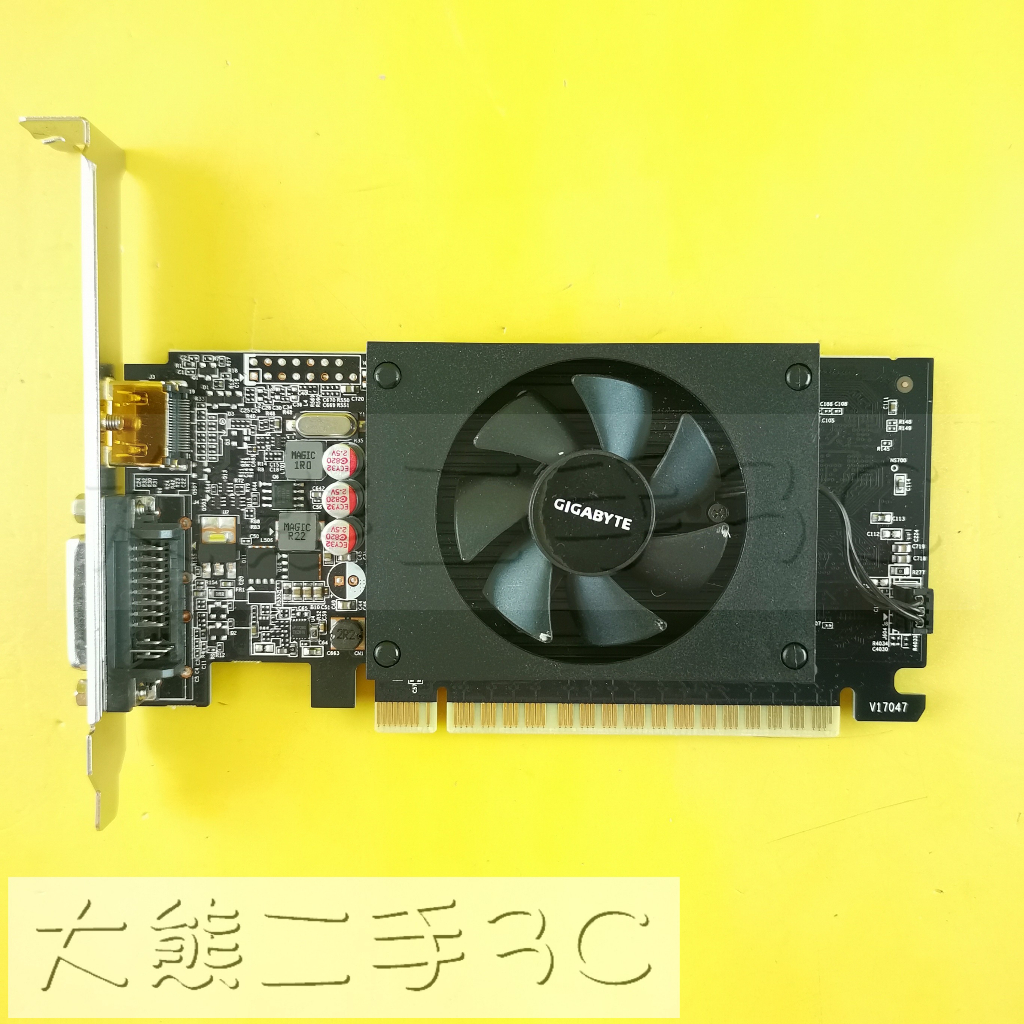 顯示卡 技嘉 GV-N710D5-2GL GT710 2G DDR5 64bit (978)【大熊二手3C】