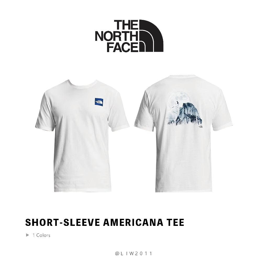 ☆ETW☆【台中店】The North Face Short-Sleeve Americana Tee 短T 雪山 白狼