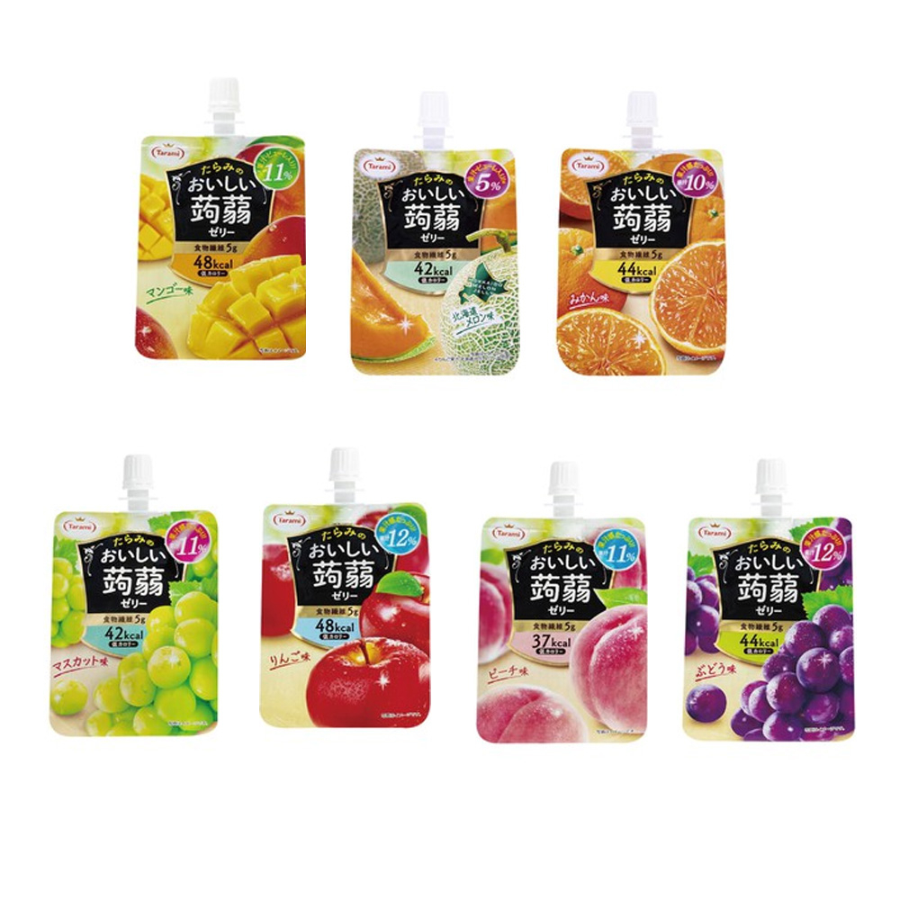【餅之鋪】日本   TARAMI 達樂美 低卡蒟蒻果凍 葡萄蒟蒻 白桃蒟蒻 白葡萄蒟蒻 蘋果蒟蒻 哈密瓜蒟蒻 柑橘蒟蒻