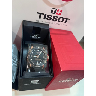 Tissot seastar 1000系列 黑金款 機械錶 ✅