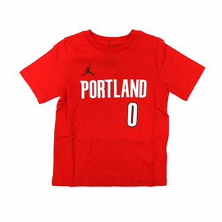 NBA Statement Edition 兒童 短袖上衣 拓荒者隊 Damian Lillard 紅色