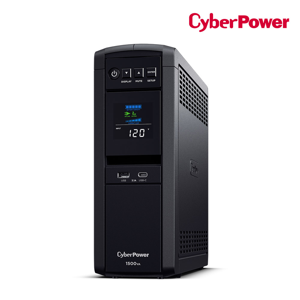 CyberPower 1500VA 在線互動式PFC 正弦波不斷電系統 CP1500PFCLCDa
