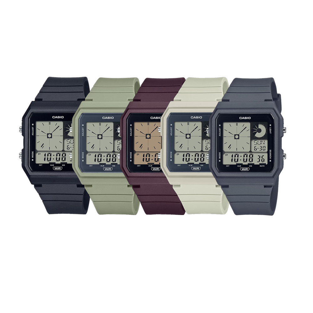 ⏰ACE愛時⏰CASIO 卡西歐 方形設計 時尚休閒風格數位雙顯錶-LF-20W 當兵 學生 首選款 非G-SHOCK