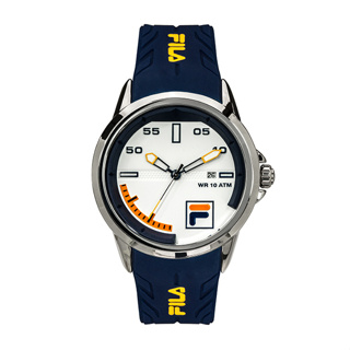 【FILA 斐樂】賽車風格經典設計腕錶-帥氣藍/38-170-002/台灣總代理公司貨享半年保固