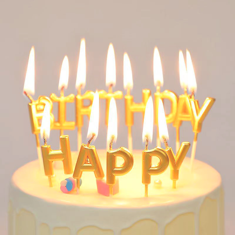 生日蠟燭 英文字母蠟燭 多款顏色 生日快樂 創意派對 蛋糕裝飾 佈置 英文蠟燭 生日派對 週歲
