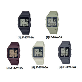 CASIO 卡西歐指針造型錶款與數位時間顯示格式LF-20W-1A LF-20W-3A LF-20W-8A