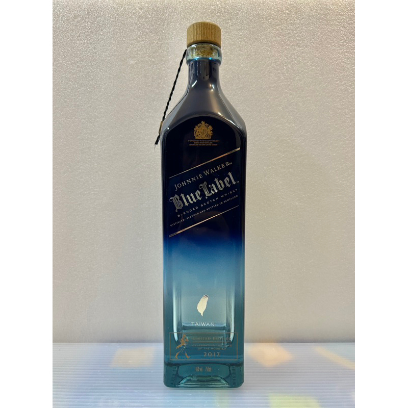 （限量版）約翰走路 Johnnie Walker 雞年特別版《藍牌》威士忌 0.75L「空酒瓶」