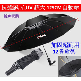 高雄🛑附發票(加大125cm加厚) 自動開合傘 鋁合金 抗uv 抗強風 反向傘 自動雨傘 自動傘 遮陽 折疊 雨傘
