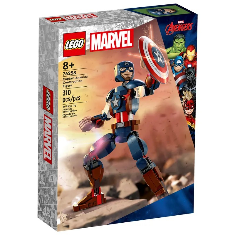 樂高LEGO 超級英雄系列 美國隊長活動機甲76258