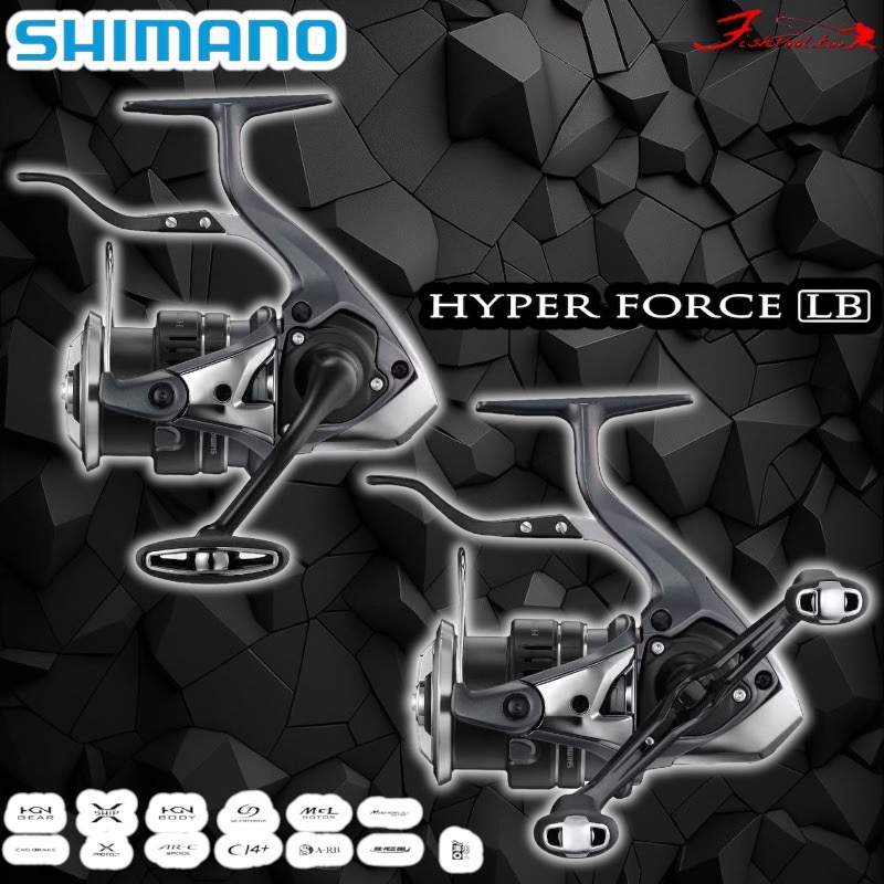 中壢鴻海釣具《SHIMANO》 HYPERFORCE LB C3000MHG 手剎車捲線器 23年款