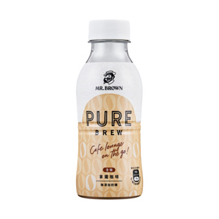 伯朗Pure Brew拿鐵有糖咖啡350ml/24入 3箱以上可直接到府免運(限桃園)
