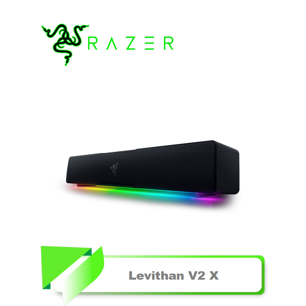 【TN STAR】RAZER 雷蛇 LEVIATHAN V2 X 利維坦巨獸 V2X 電競喇叭/精巧桌面外型/藍牙5.0