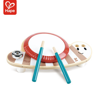 德國 Hape 愛傑卡 蝸牛小鼓 /抓握玩具.安撫玩具.音樂玩具