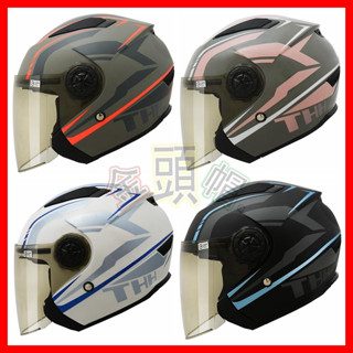 🎉免運✅10%蝦幣🈶可刷卡👍金頭帽【THH 355 T335 T-SPORT】 內墨鏡 加長鏡片 半罩 插扣 安全帽