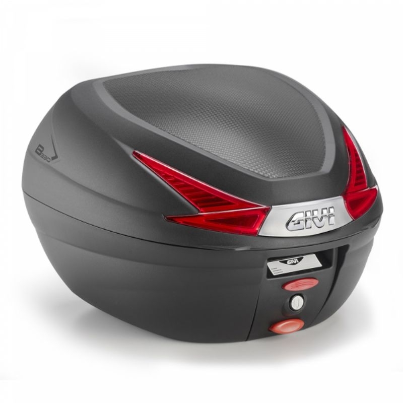 義大利 GIVI B330N 機車紅色反光片33公升後箱 摩托車漢堡箱 機車SYM 光陽 山葉白牌黃牌適用(台中一中街)