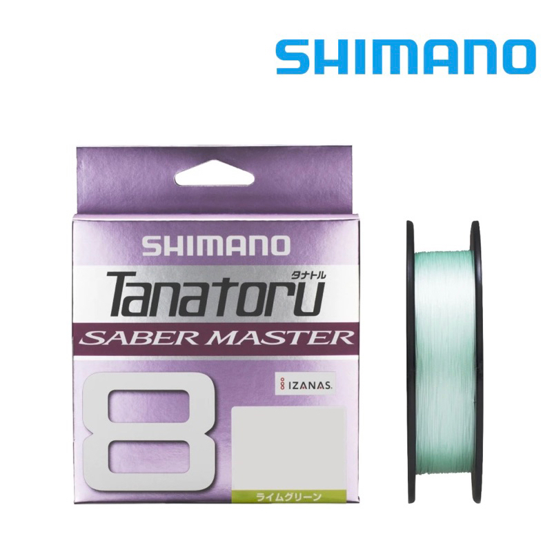 （拓源釣具）SHIMANO TANATORU8 LD-F60V SABER MASTER 8股PE線 萊姆綠