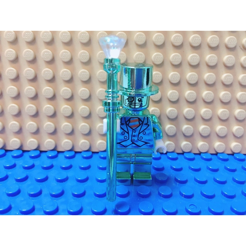 |樂高先生| LEGO 樂高 MOC 第三方 已絕版 電鍍小綠人 mr.gold 電鍍 正版樂高人偶印刷 可刷卡分期
