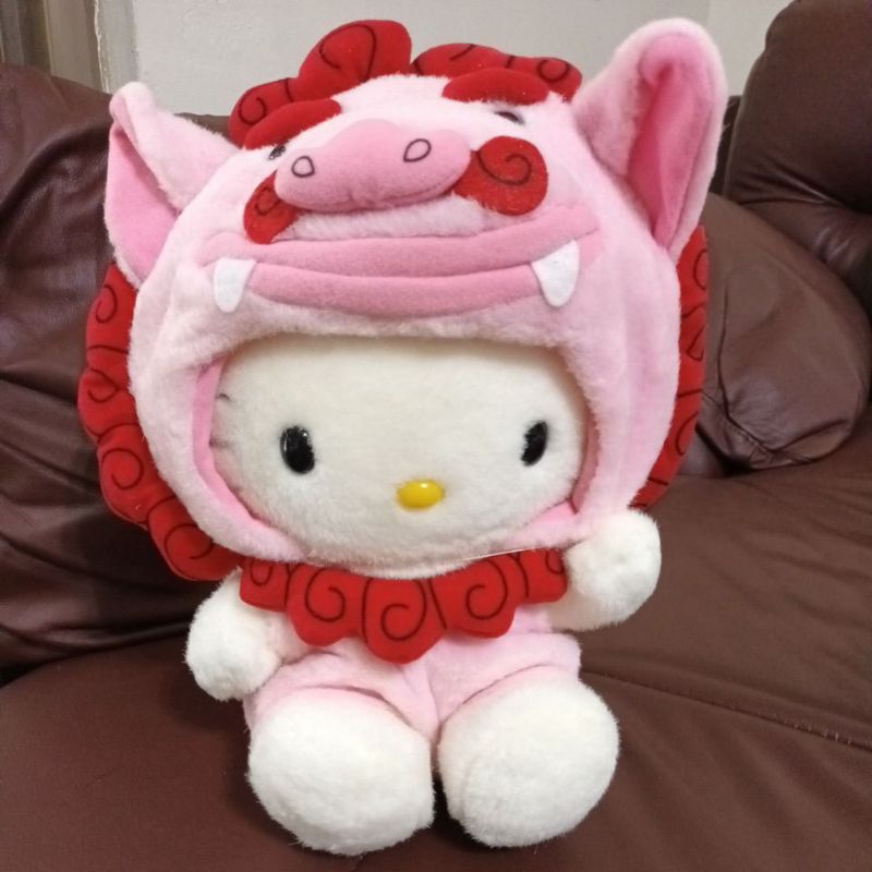 Hello Kitty 沖繩限定 風獅爺娃娃