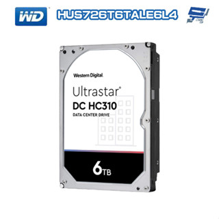 昌運監視器 WD Ultrastar DC HC310 6TB 企業級硬碟(HUS726T6TALE6L4)