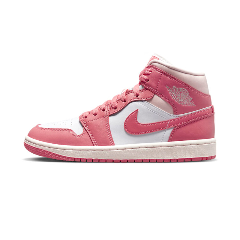 Air Jordan 1 Mid Strawberries And Cream 草莓奶油 女 BQ6472-186