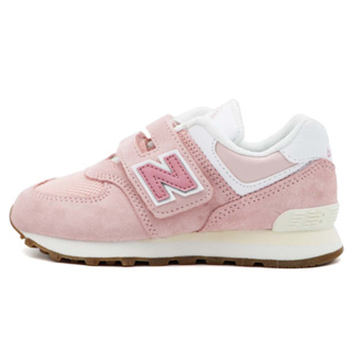 New Balance 574 NB 574 魔鬼氈 運動鞋 中童 粉 R9394 (PV574CH1)