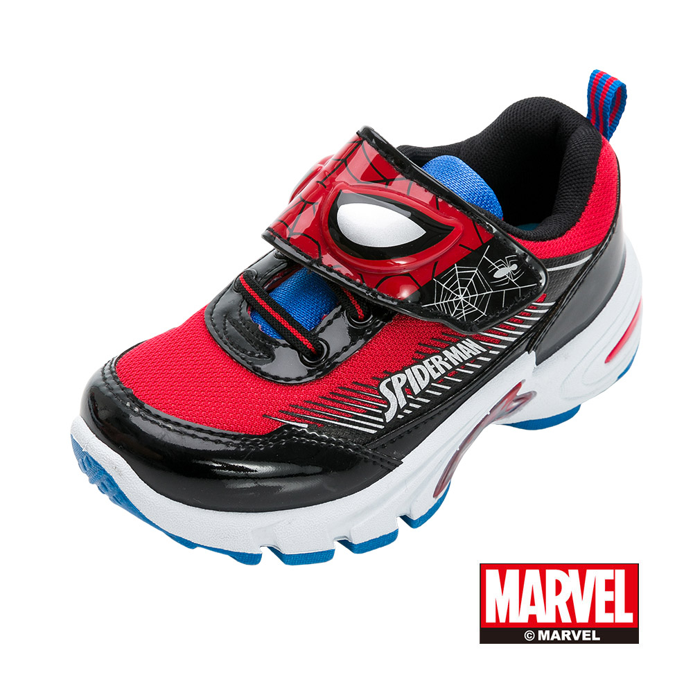 漫威 蜘蛛人 童鞋 電燈運動鞋 Marvel 紅黑/MNKX35222/K Shoes Plaza