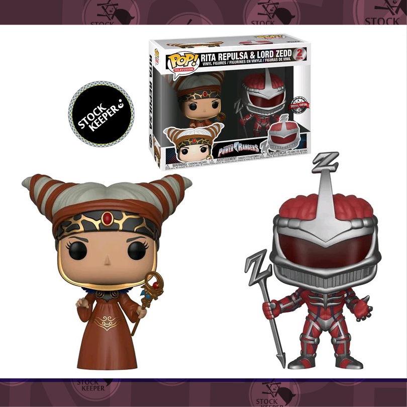 ◀倉庫掌門人▶Funko Power Rangers 金剛戰士 Rita Repulsa Lord Zed BAM!